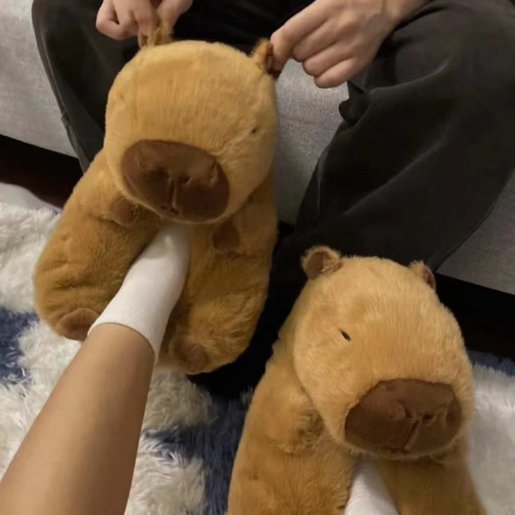 OFERTA Zapatillas peluches, zapatillas capybara, peluches capybara