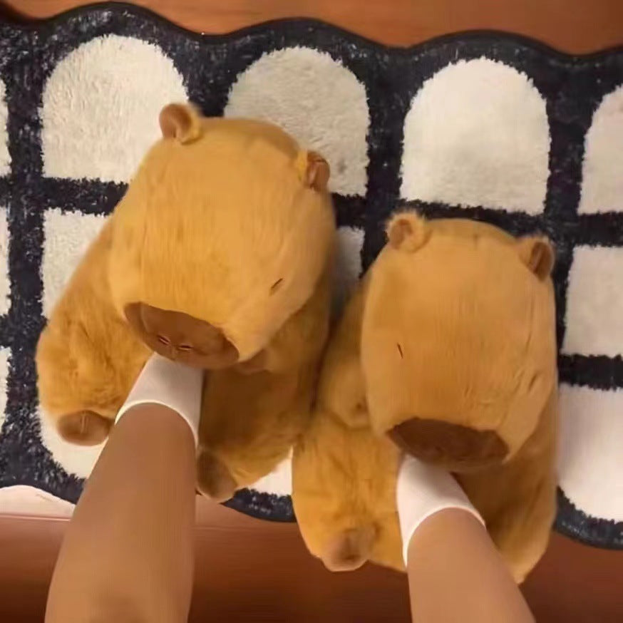 OFERTA Zapatillas peluches, zapatillas capybara, peluches capybara