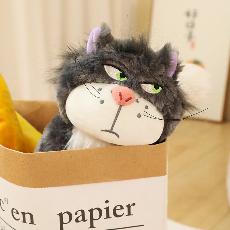 11/25/35/45/65CM, Cute Anima, Cat plush, emoji plush cat, Lucifer cat, Lucifer plush