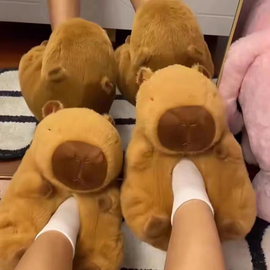 OFERTA Zapatillas peluches, zapatillas capybara, peluches capybara