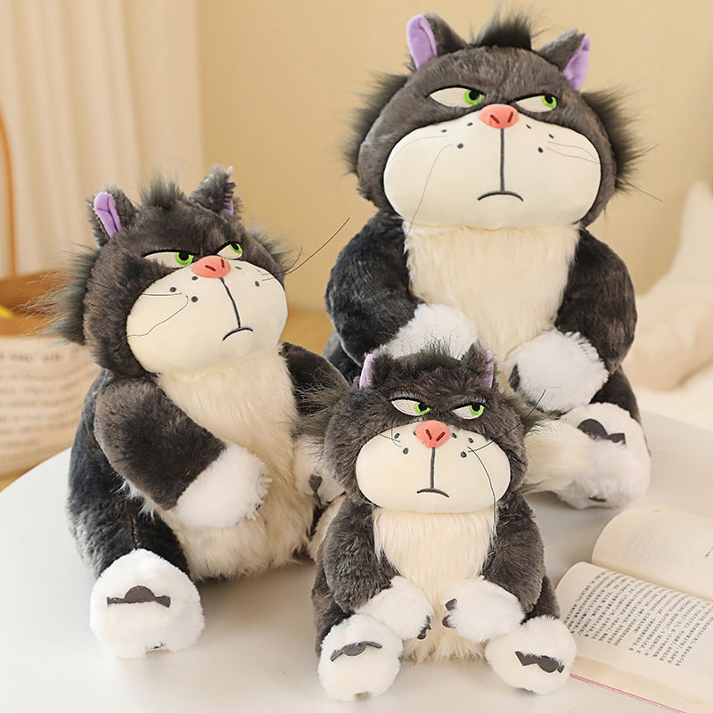11/25/35/45/65CM, Cute Anima, Cat plush, emoji plush cat, Lucifer cat, Lucifer plush