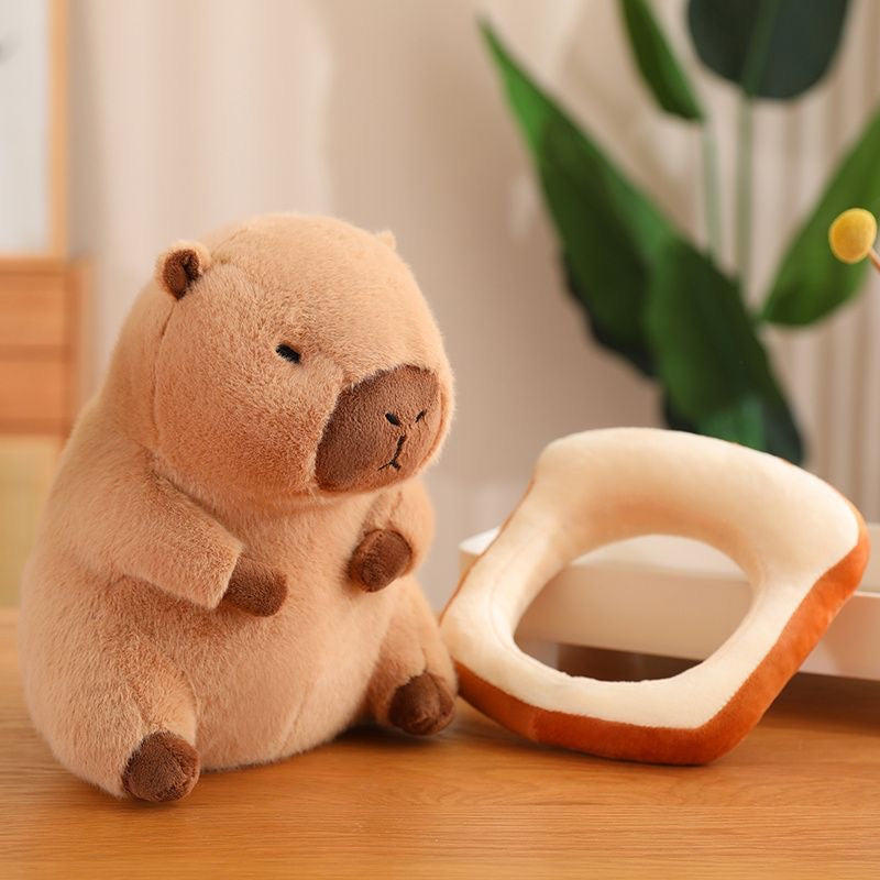 Capybara con bufanda, peluche capybara
