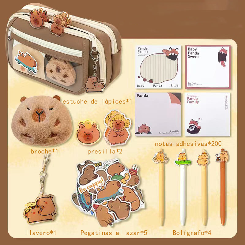 Estuche Escolar Capybara