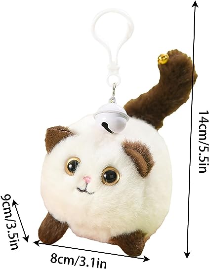 Peluche volador, Peluche de gato con colgante llavero