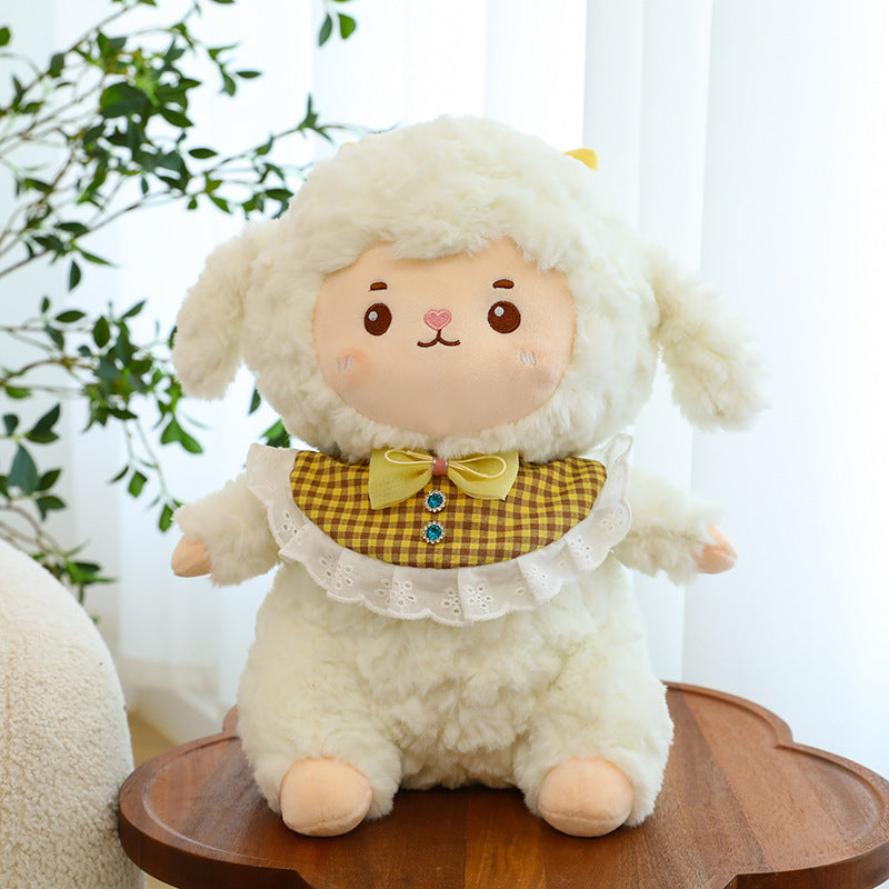 White sheep plush,White sheep