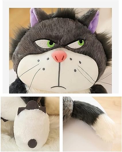 11/25/35/45/65CM, Cute Anima, Cat plush, emoji plush cat, Lucifer cat, Lucifer plush