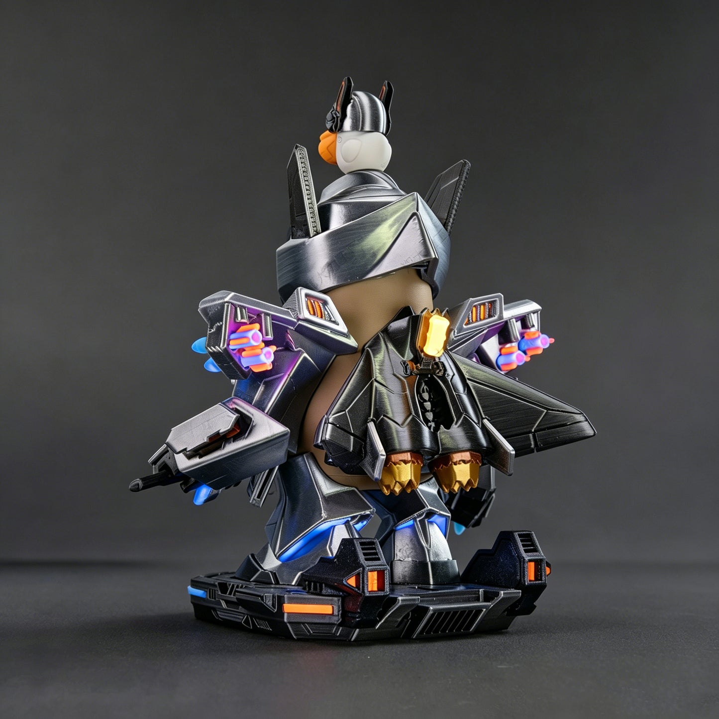 Capibara Armadura 3D Impresa – Figura 3D Mecánica Futurista de Colección | iBOOP