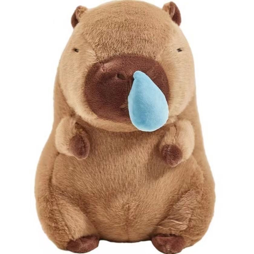 Capibara está enferma, capibara con mocos
