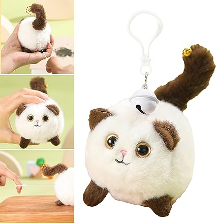 Peluche volador, Peluche de gato con colgante llavero