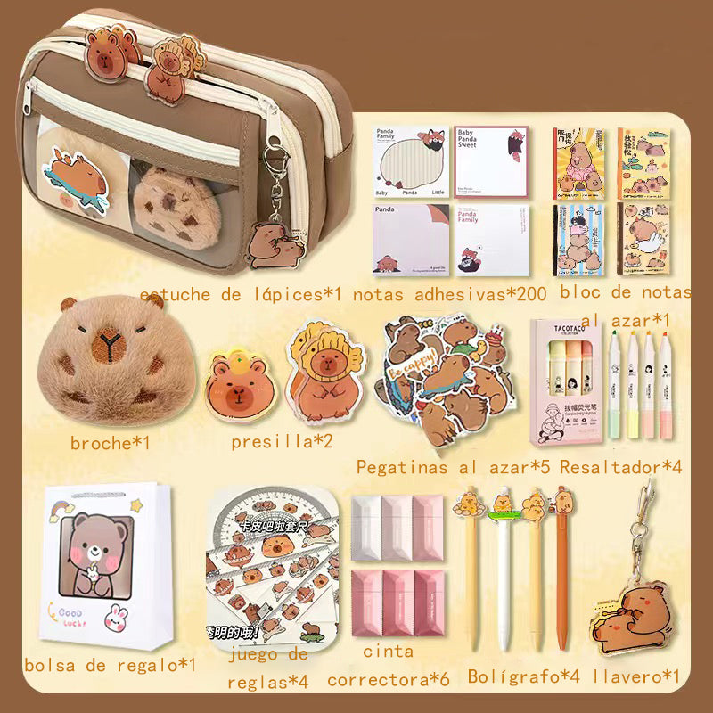 Estuche Escolar Capybara