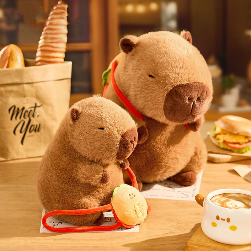 Capibara de peluche, almohada