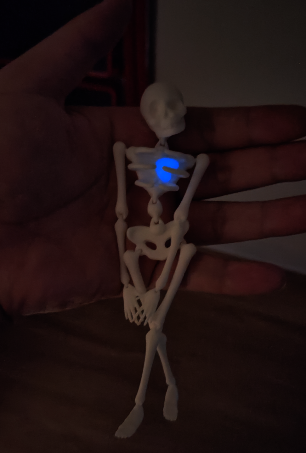 Llavero calavera, imán nevera figuras 3D