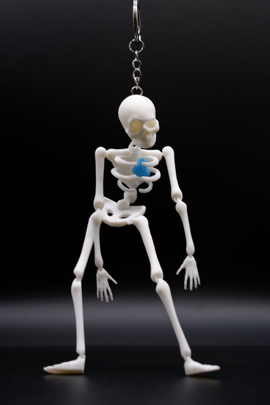 Llavero calavera, imán nevera figuras 3D