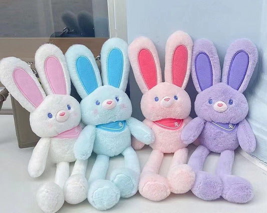 Stretchable bunny, rabbit plush