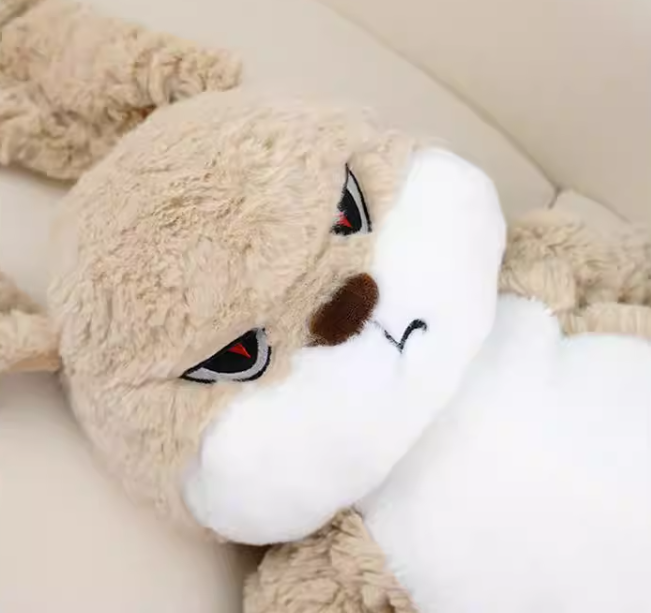 Rabbit plush, angry rabbit plush
