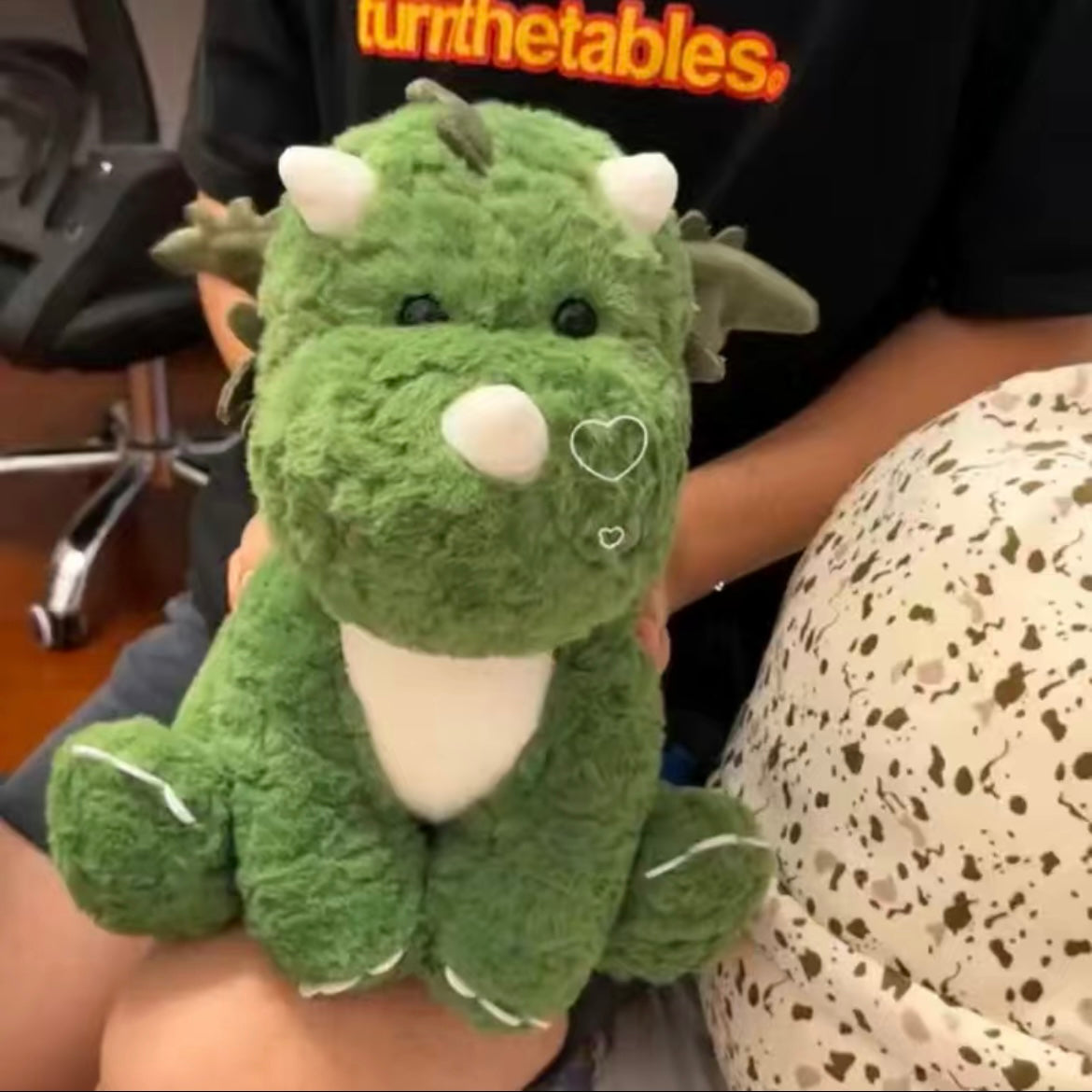Dragon plush, eggs and dinosaur plush, dinosaur plush