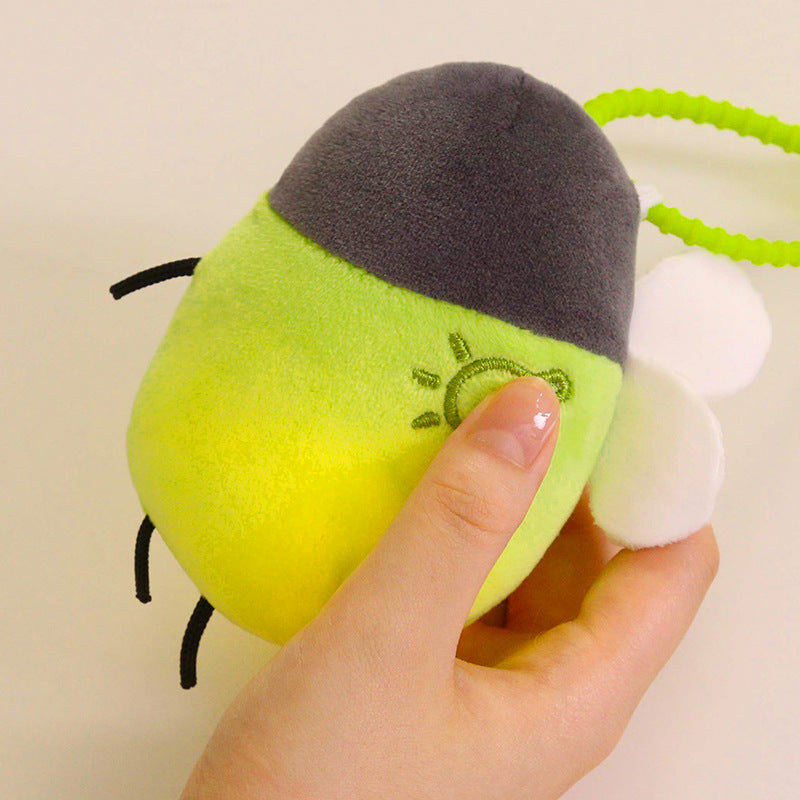Peluche luciérnaga resplandeciente, peluche llavero