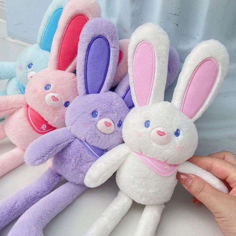 Stretchable bunny, rabbit plush