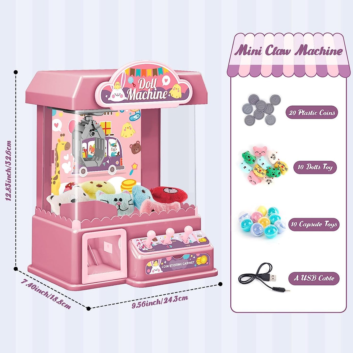 Mini Claw Machine, plush machine