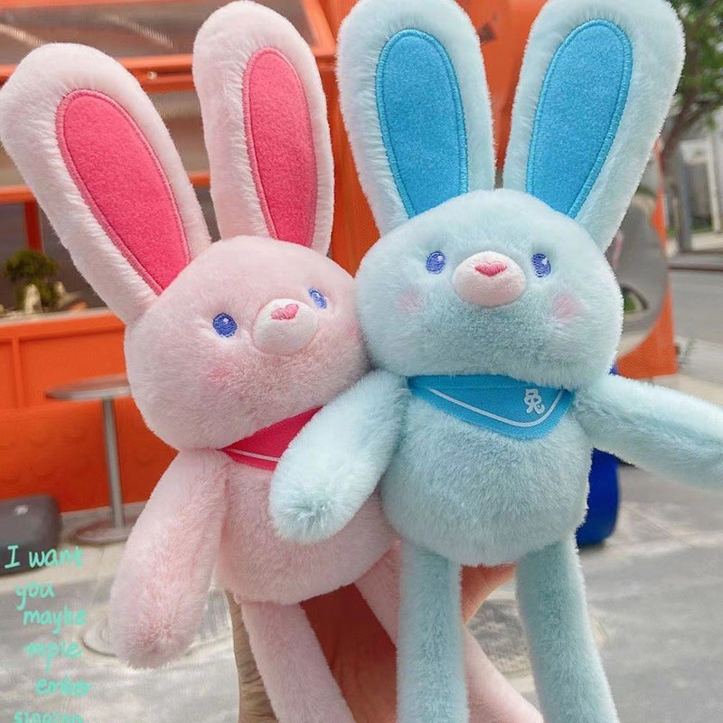 Stretchable bunny, rabbit plush