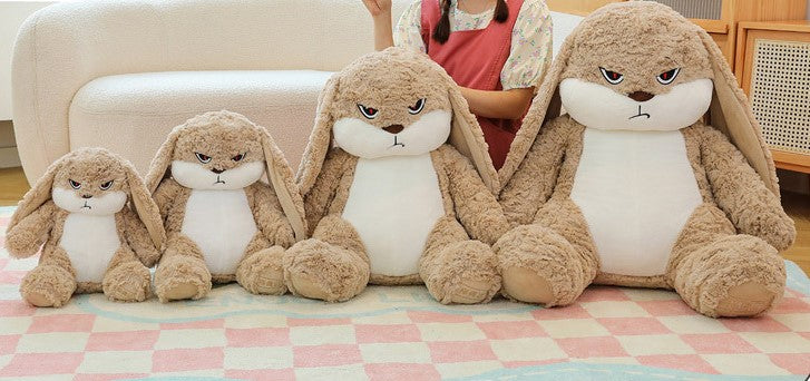 Rabbit plush, angry rabbit plush
