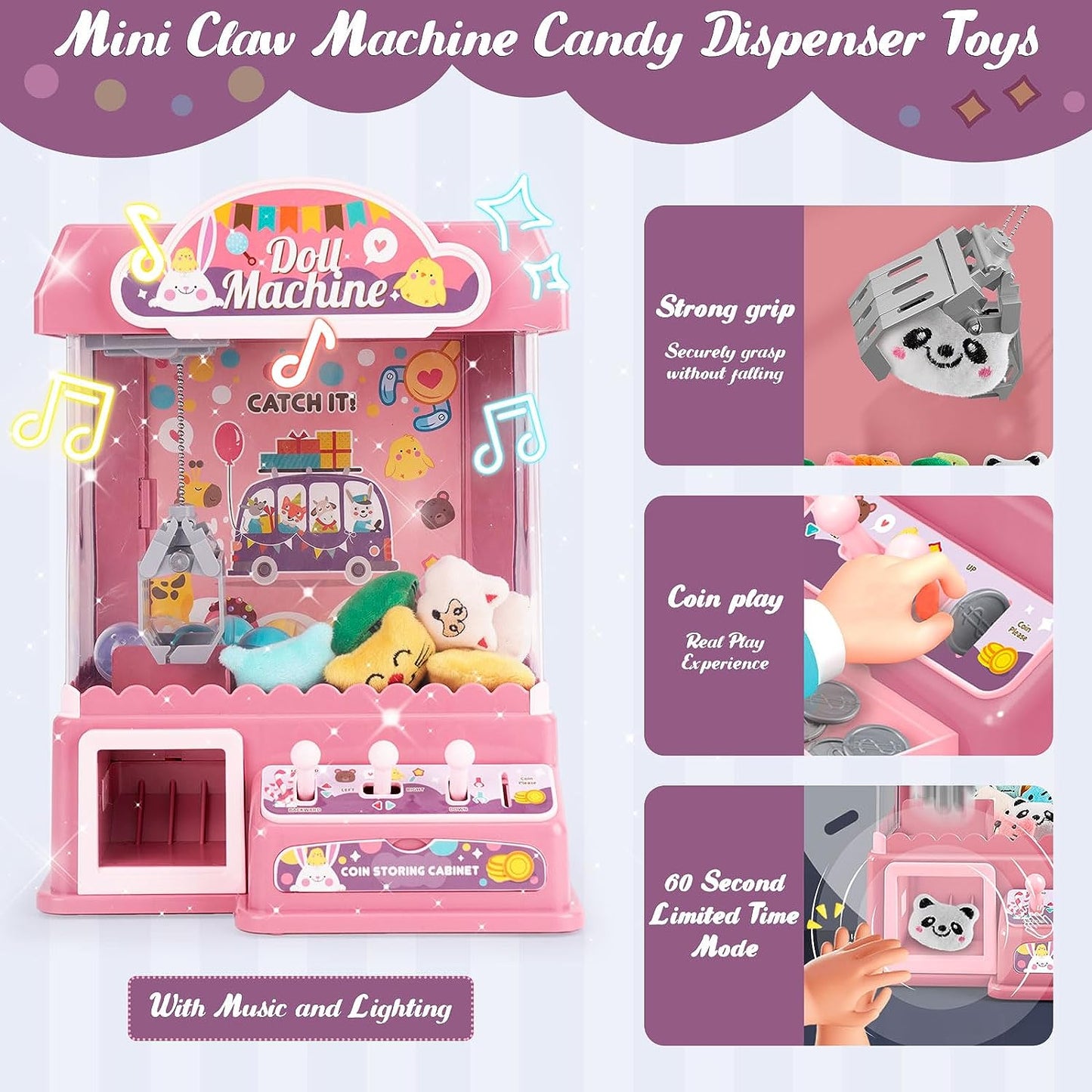 Mini Claw Machine, plush machine