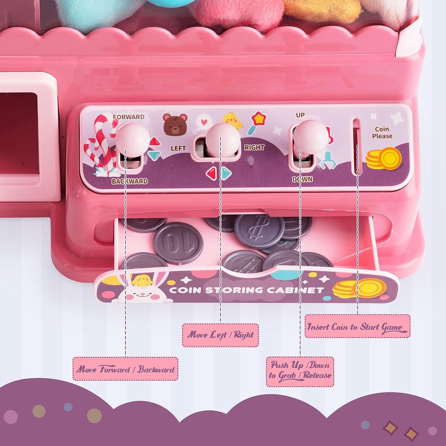 Mini Claw Machine, plush machine
