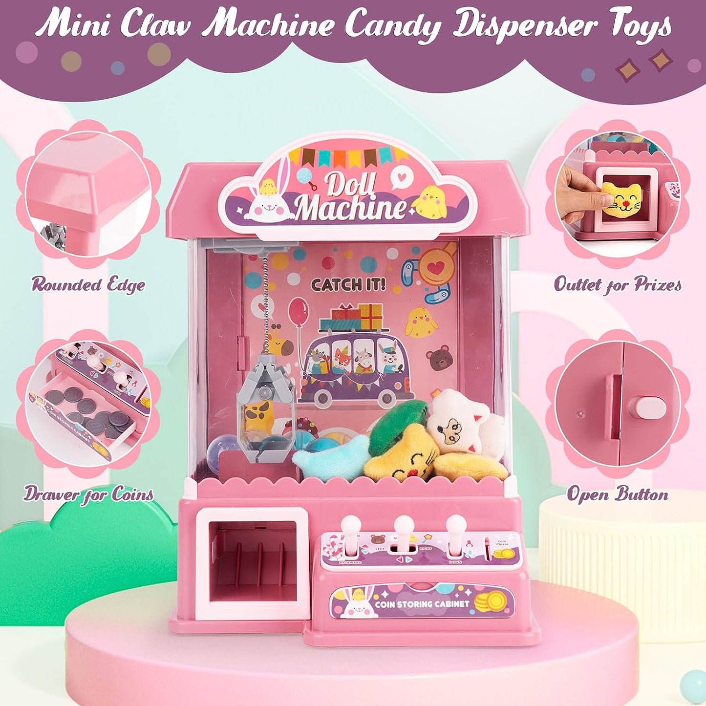 Mini Claw Machine, plush machine