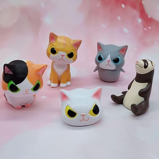 6pcs cat doll, car ornaments