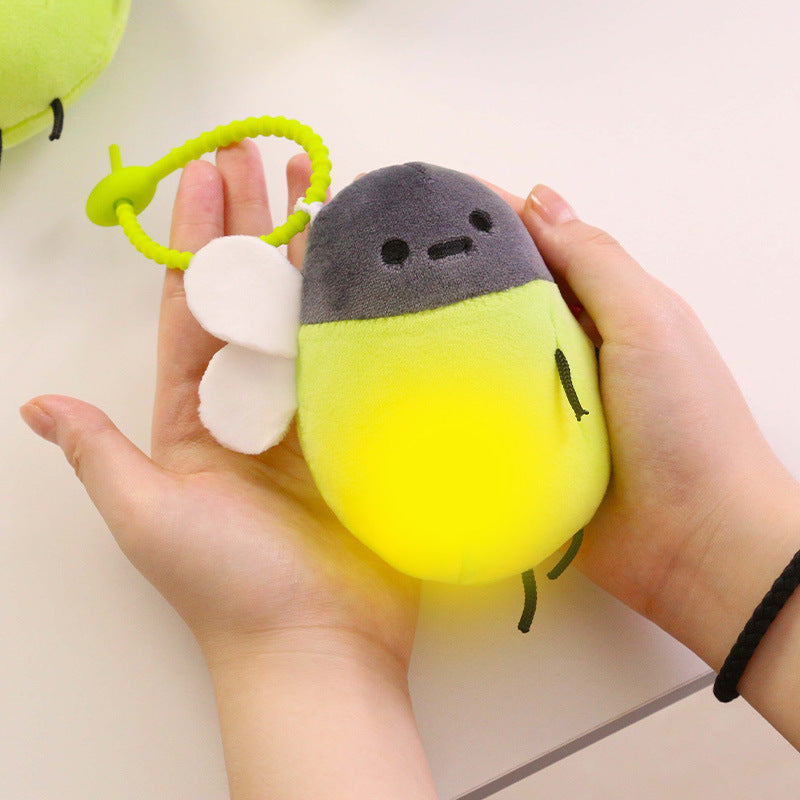 Peluche luciérnaga resplandeciente, peluche llavero