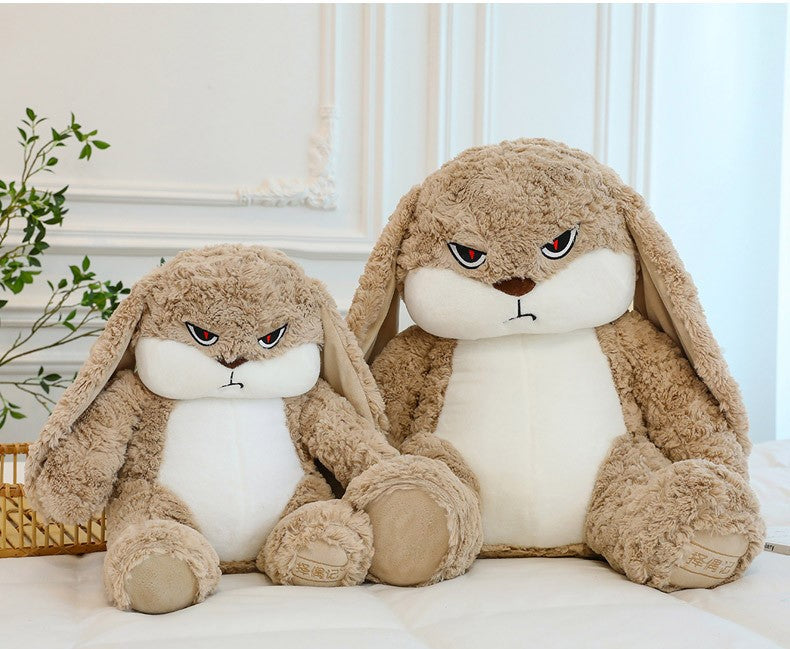Rabbit plush, angry rabbit plush