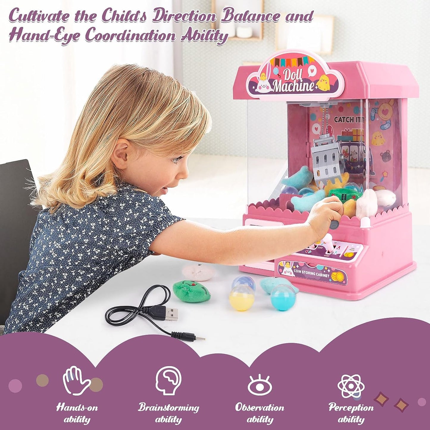 Mini Claw Machine, plush machine