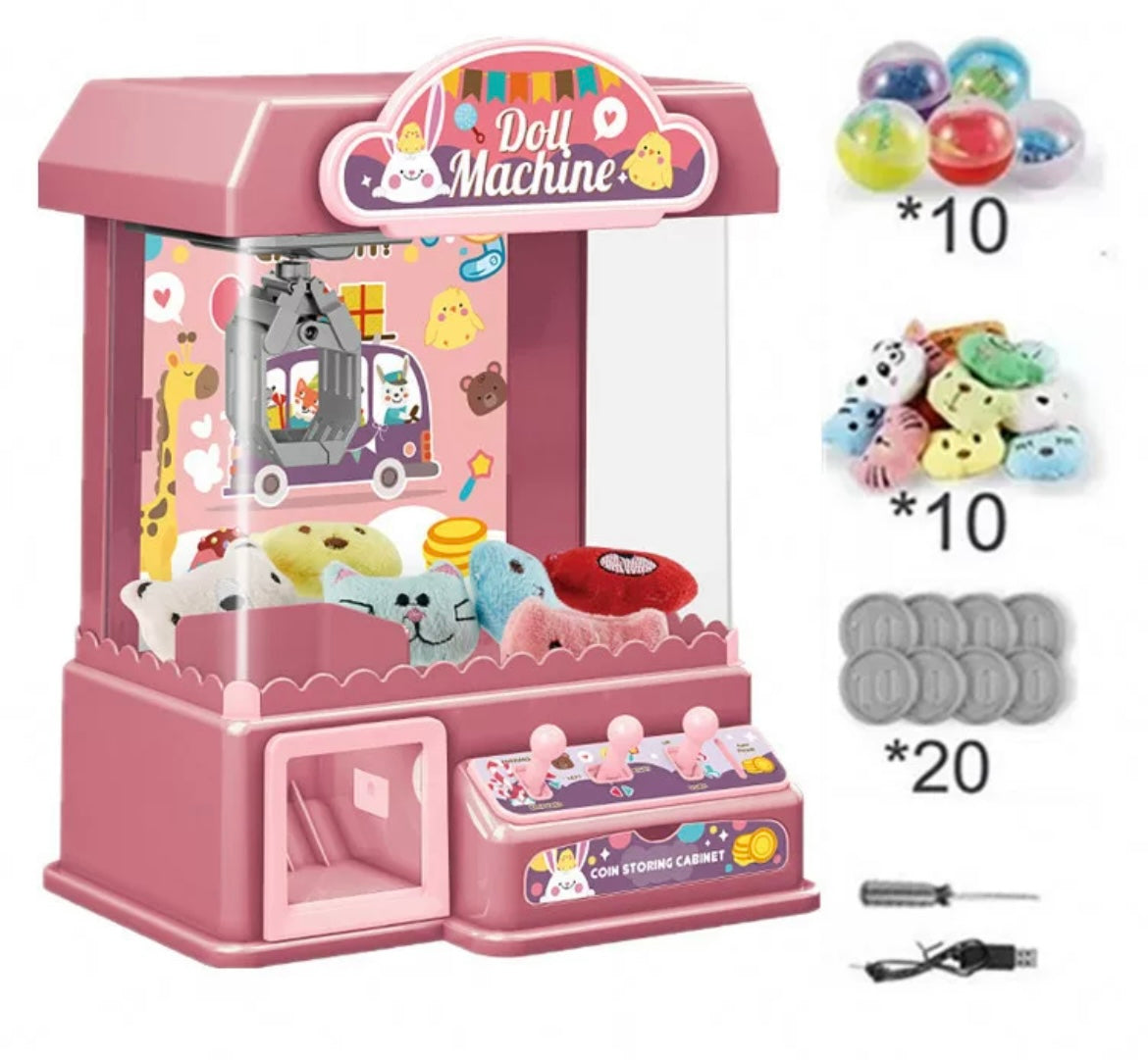 Mini Claw Machine, plush machine
