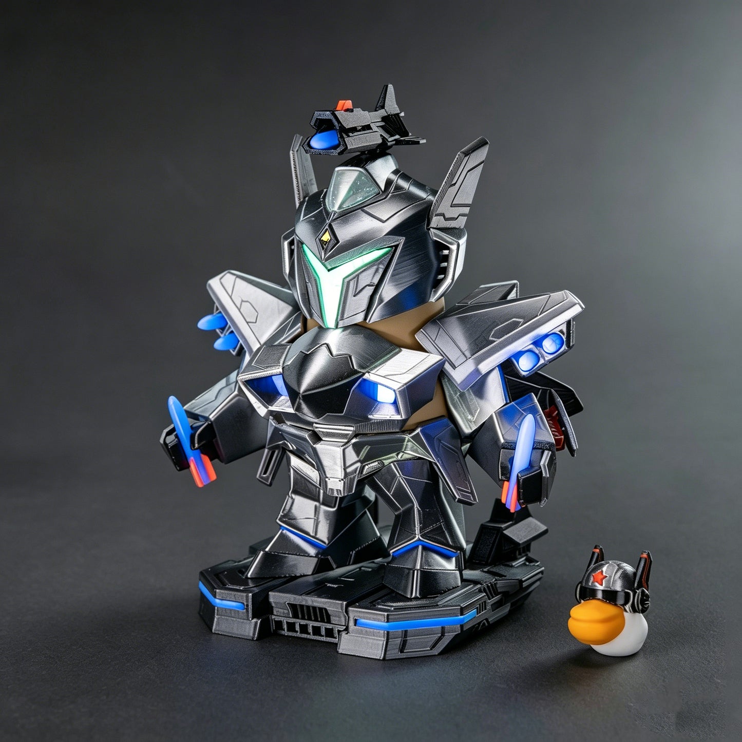 Capibara Armadura 3D Impresa – Figura 3D Mecánica Futurista de Colección | iBOOP