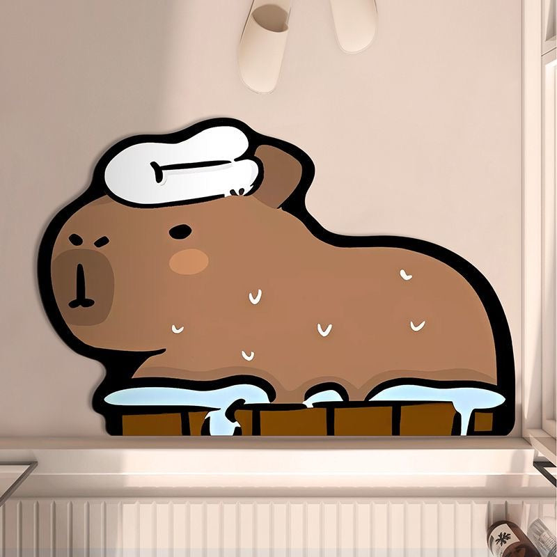 Capybara Alfombra de baño