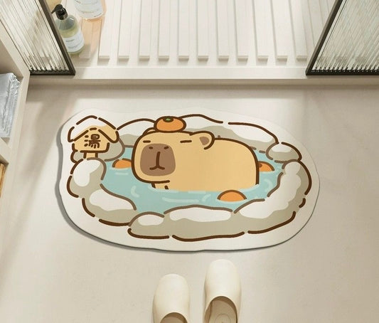 Alfombra de baño, Alfombra capybara