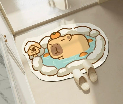 Alfombra de baño, Alfombra capybara