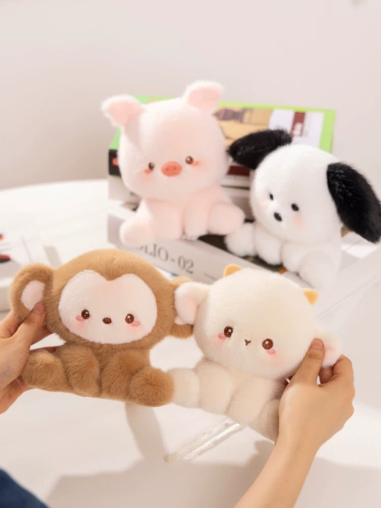 familia de animales de peluche