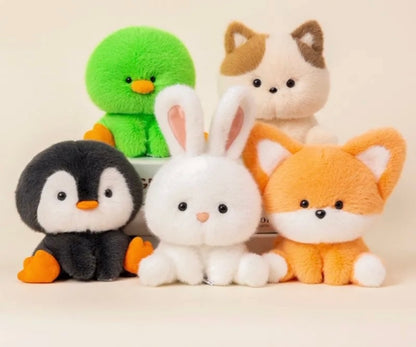 familia de animales de peluche