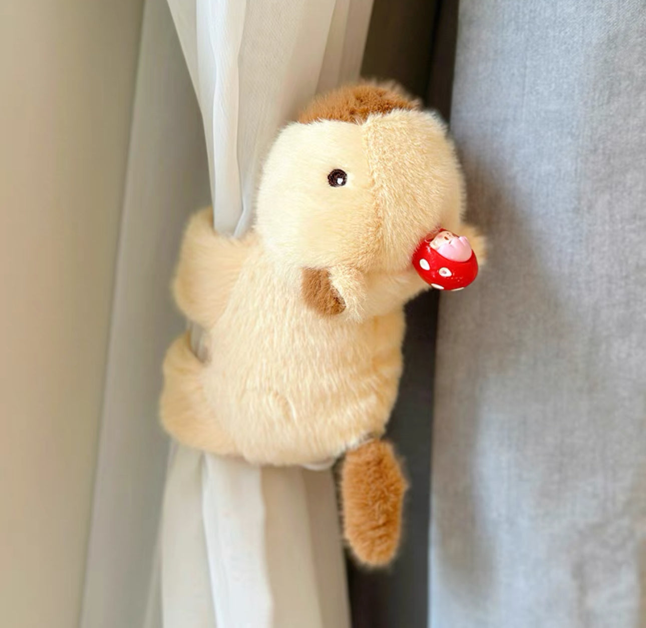 capybara pulsera, peluche capybara,La cola se puede girar