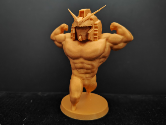 Hombre musculoso diabólico, Gundam,figuras 3D