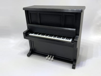 caja de música de piano figuras 3D