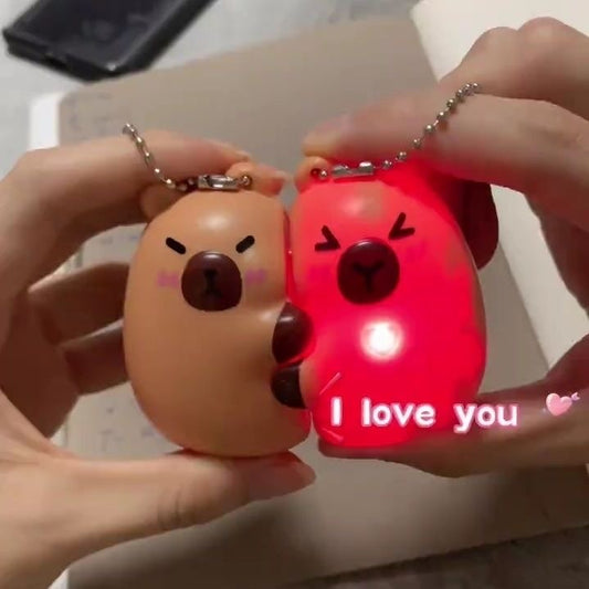 Llavero de Capibara con Voz – Dice “I Love You”