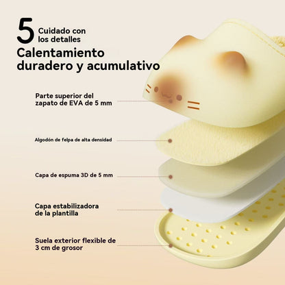 Pantuflas de gato, zapatillas pata de gatito