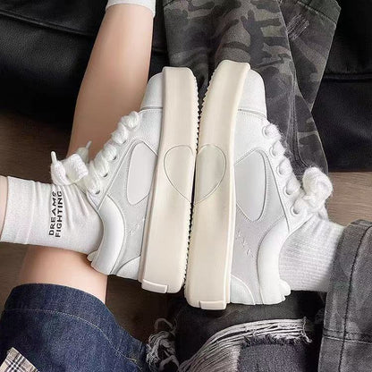 Zapatos de amor, zapatos de pareja, zapatillas de suela gruesa con aumento de altura.