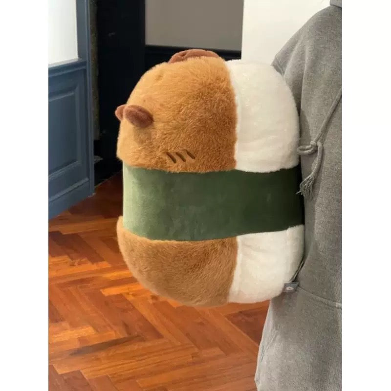 Capibara de sushi, juguetes de peluche