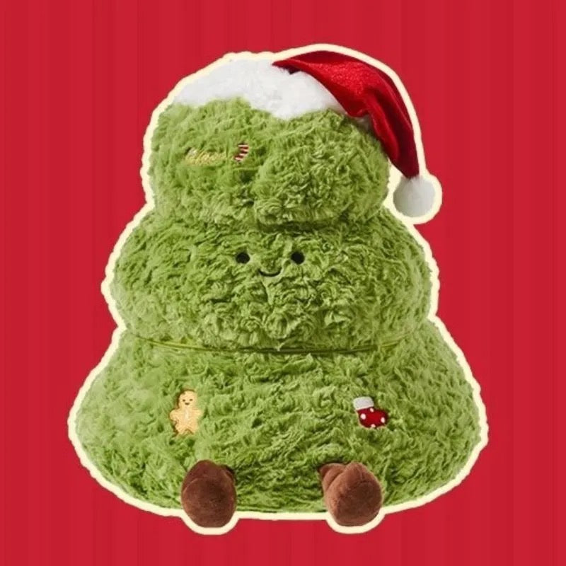 Navidad, árbol de Navidad, peluches, cordero, oso