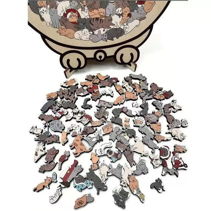 Juguete rompecabezas para gatos