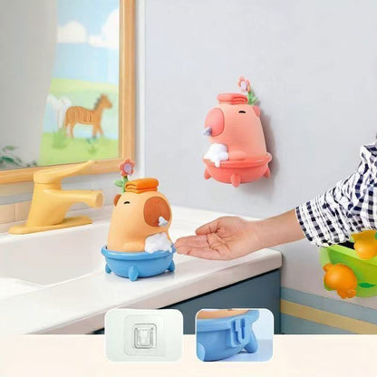 Dispensador de desinfectante de manos Capybara, máquina automática de espuma con sensor para baño doméstico