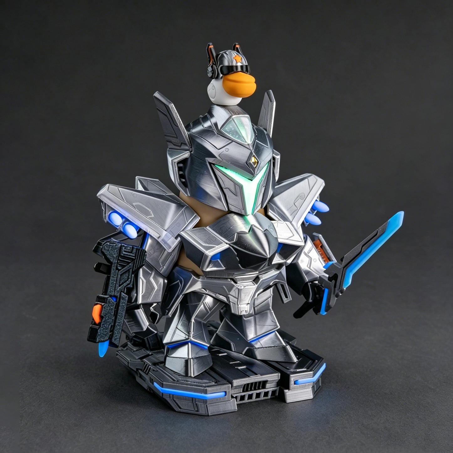 Capibara Armadura 3D Impresa – Figura 3D Mecánica Futurista de Colección | iBOOP